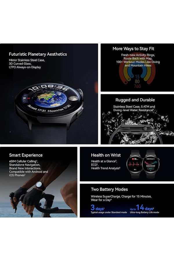 Huawei Watch 4 - Siyah - Görsel 15