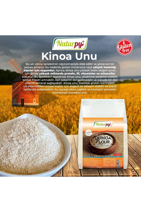 Kinoa Unu 500 g -Quınoa Flour