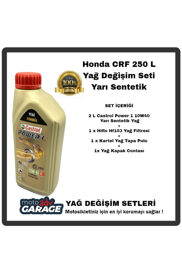 Mag Honda Crf 250 L Yağ Değişim Seti