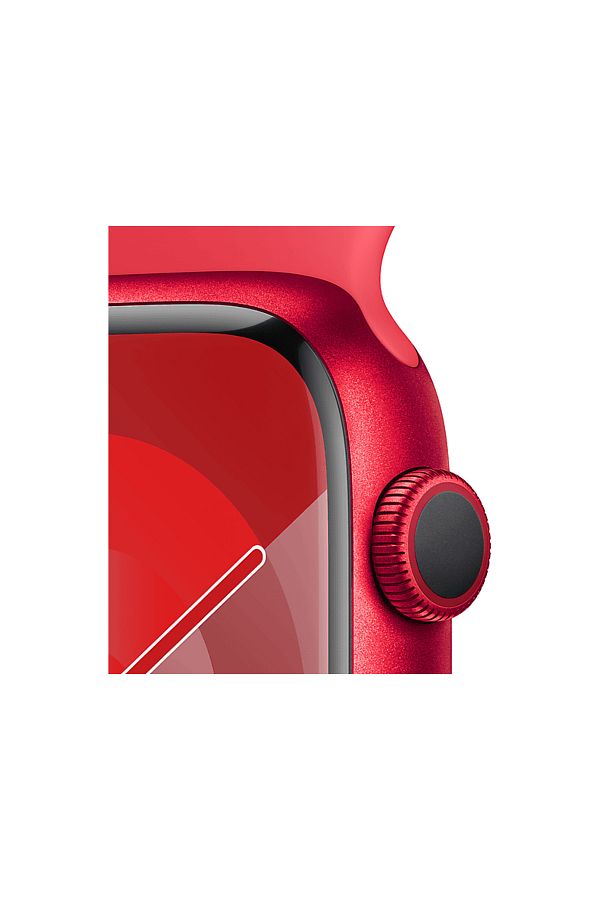 Apple Watch Series 9 GPS MRXK3TU/A 45 mm PRODUCT(RED) Alüminyum Kasa ve (PRODUCT)RED Spor Kordon - M/L - Görsel 3