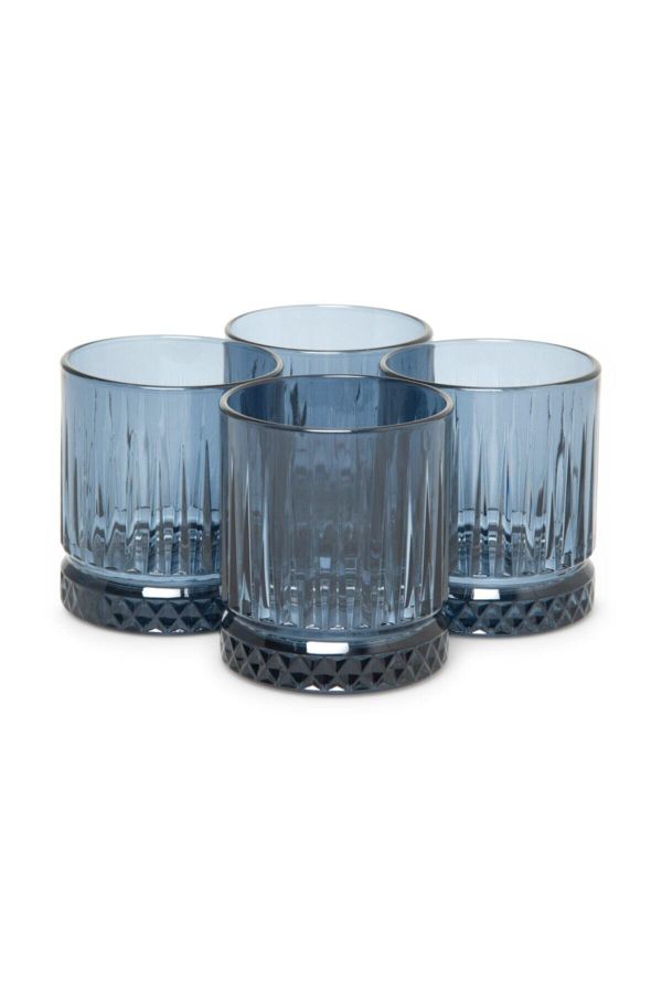 4 Lü Elysia Viski Bardağı Mavi 355 Cc 520004