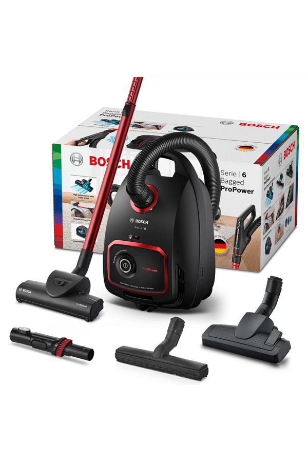 Bosch -serie 6- Propower Toz Torbalı Elektrikli Süpürge Siyah - Görsel 4