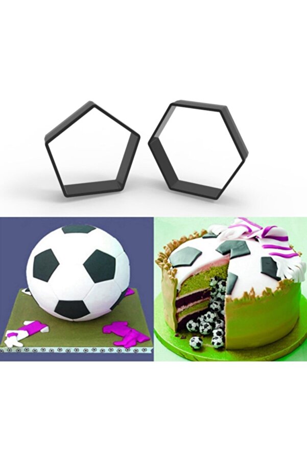 Futbol Topu Kesici Set (2 Kesici) Cakes&Party