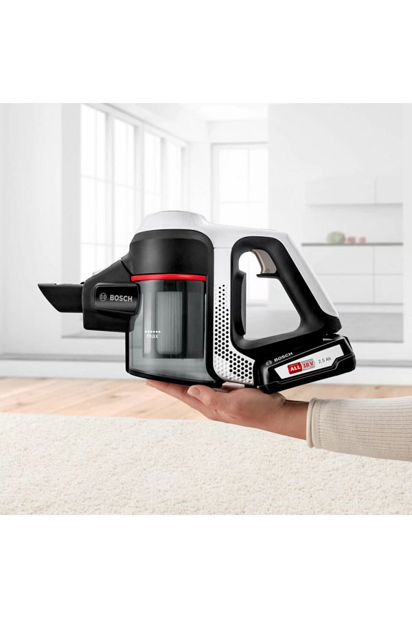 Bosch Beyaz Unlimited Şarjlı Dik Süpürge Serie 6 - Görsel 5