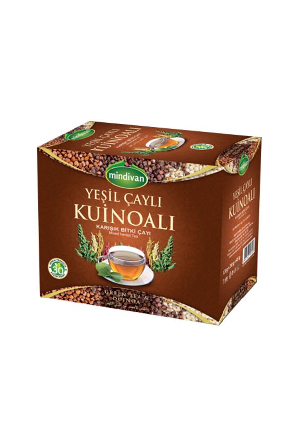 Yoğun Yeşil Çaylı Kinoa Çayı