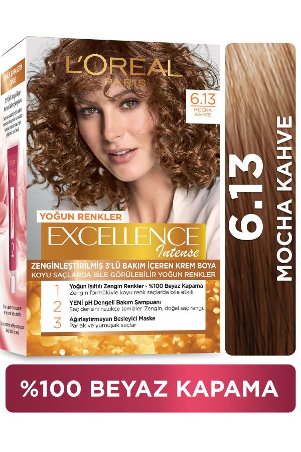 L'oréal Paris Excellence Intense Saç Boyası  6.13 Mocha Kahve