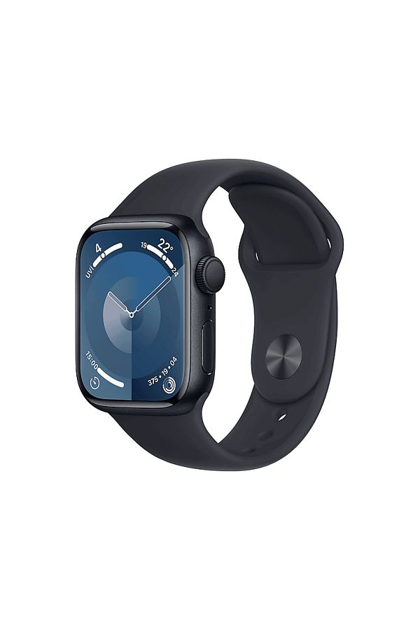 Apple Watch Series 9 GPS MR8X3TU/A 41 mm Gece Yarısı Alüminyum Kasa ve Gece Yarısı Spor Kordon - M/L