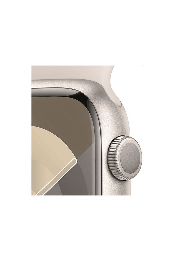 Apple Watch Series 9 GPS MR963TU/A 45 mm Yıldız Işığı Alüminyum Kasa ve Yıldız Işığı Spor Kordon - S/M - Görsel 3