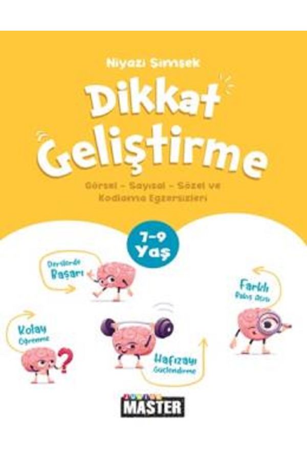 7-9 Yaş Junior Master Dikkat Geliştirme Egzersizleri