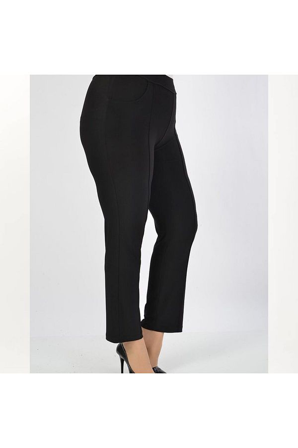 Kalkancı Büyük Beden Pantalon 2370Siyah