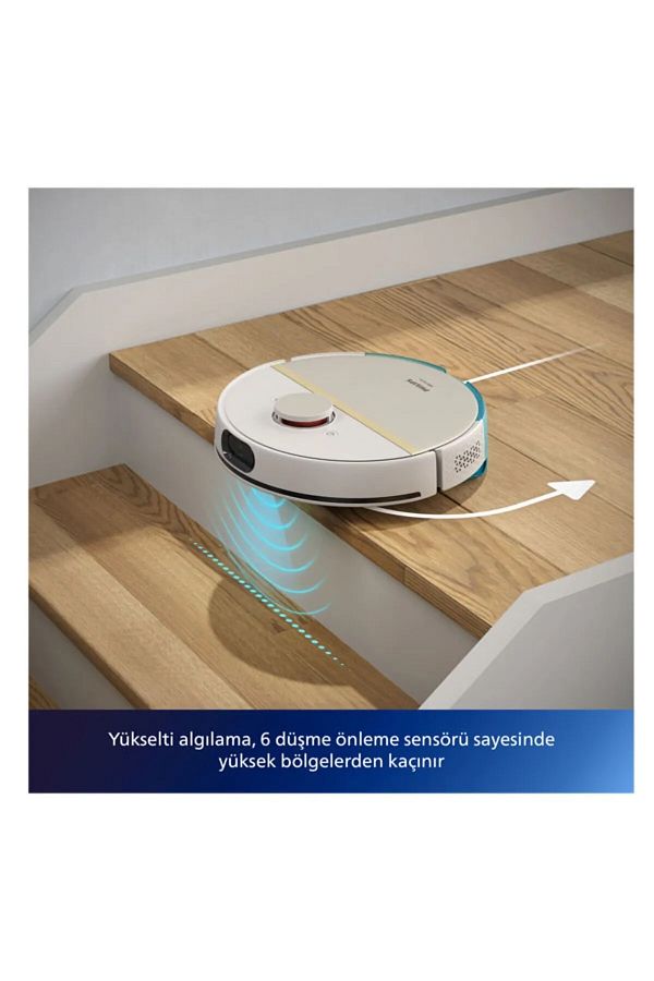 Philips Homerun 7000 Serisi 3'ü 1 Arada 5000Pa Ultra Yüksek Emiş Gücü Robot Süpürge+Mop - Görsel 6