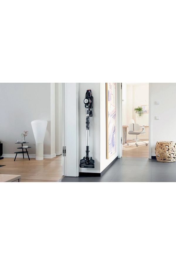Bosch Unlimited 7 Çift Bataryalı 10 Yıl Motor Garantili Siyah Şarjlı Dikey Süpürge - Görsel 7