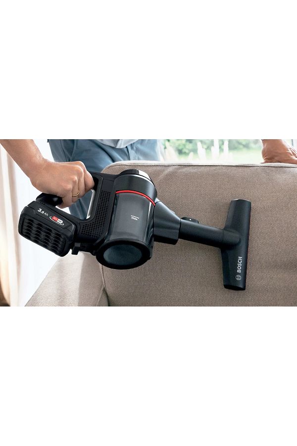 Bosch Unlimited 7 Çift Bataryalı 10 Yıl Motor Garantili Siyah Şarjlı Dikey Süpürge - Görsel 4