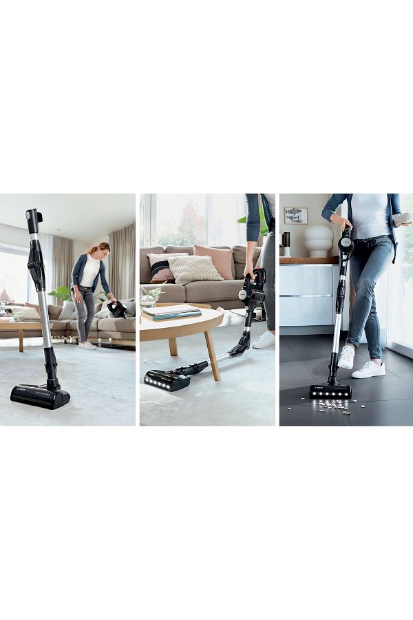 Bosch Unlimited 7 Çift Bataryalı 10 Yıl Motor Garantili Siyah Şarjlı Dikey Süpürge - Görsel 5