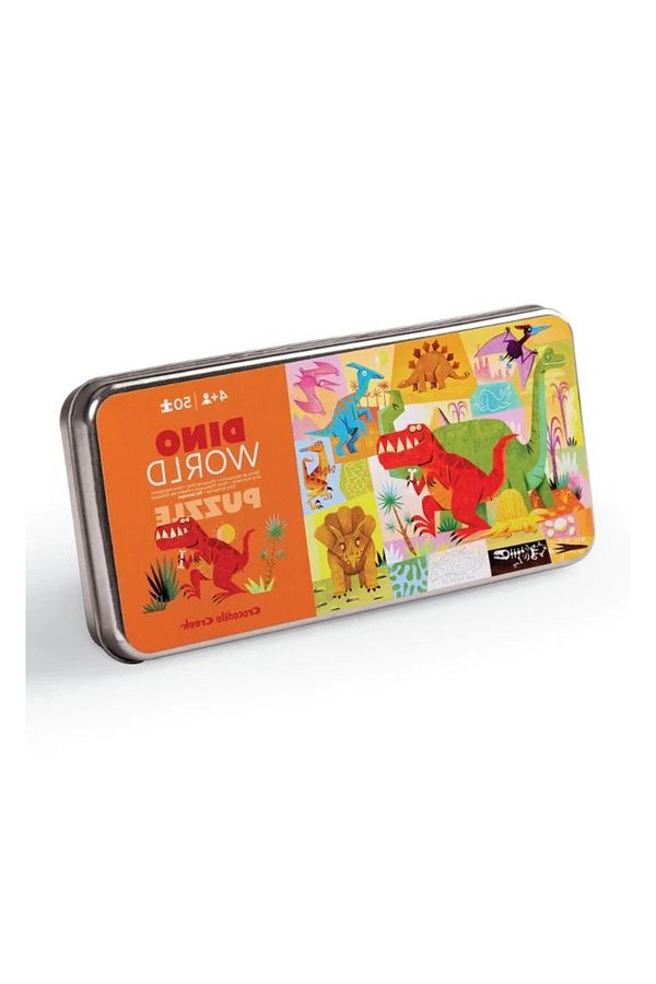 Metal Kutu Puzzle 50 Parça - Dino