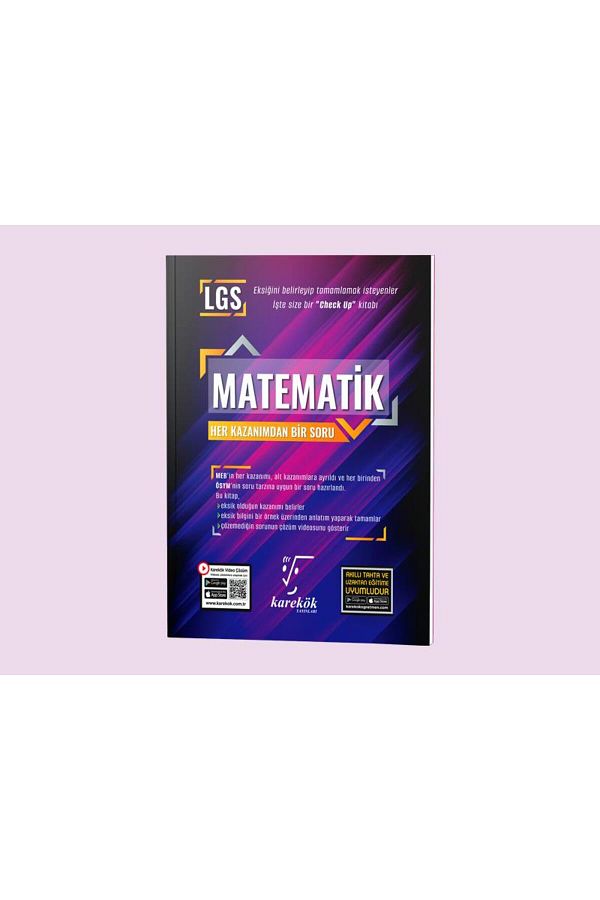 HER KAZANIMDAN BİR SORU LGS MATEMATİK