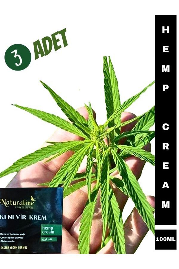 Hemp Cream Kenevir Kremi 100 ML 3 Adet