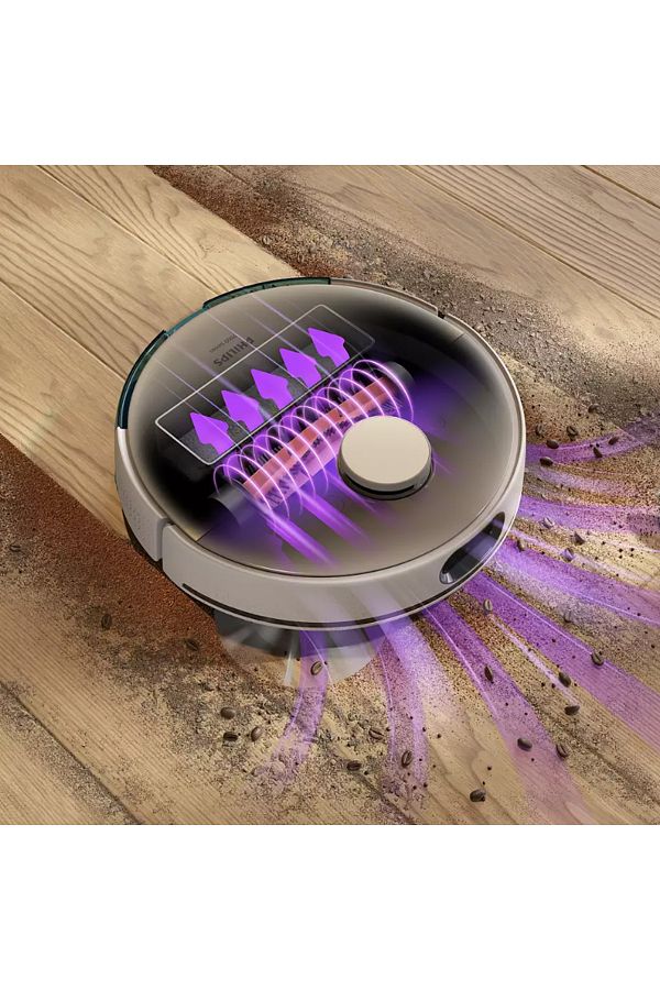 Philips Homerun 7000 Serisi, Beyaz Islak Kuru Robot Süpürge, 5000 PA,Titreşimli Mop,Sert Zemin ve HALI - Görsel 6