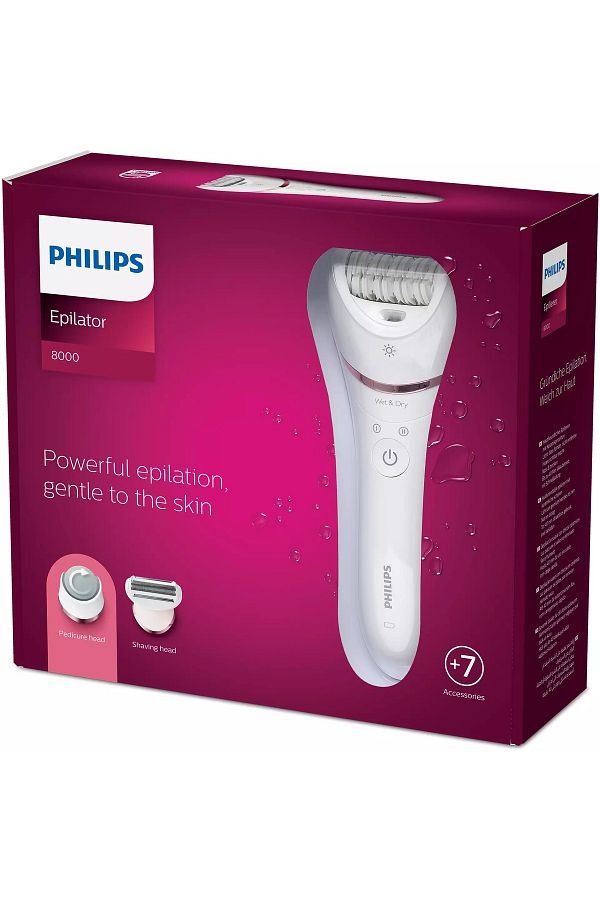 Philips 8000 Yeni Seri Islak ve Kuru Epilatör - Cilde Karşı Hassas Güçlü Epilasyon - Görsel 6