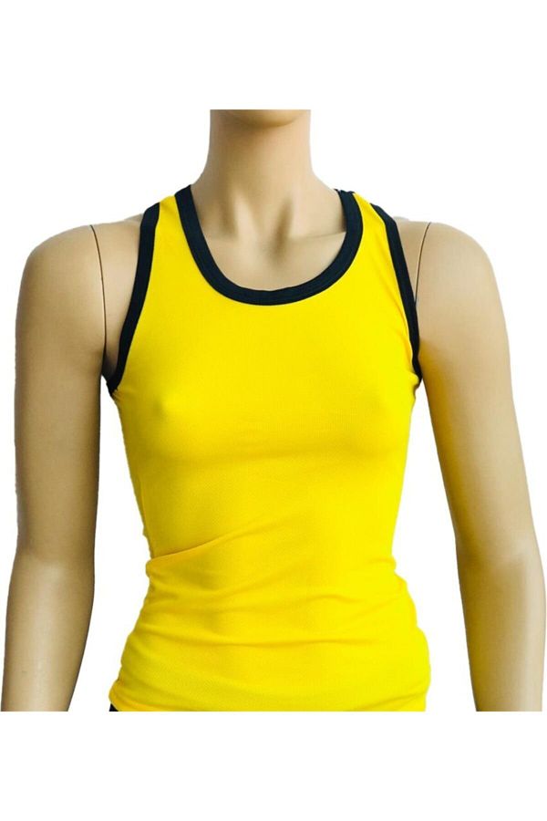 Kadın Sarı Zumba Sporcu Atlet