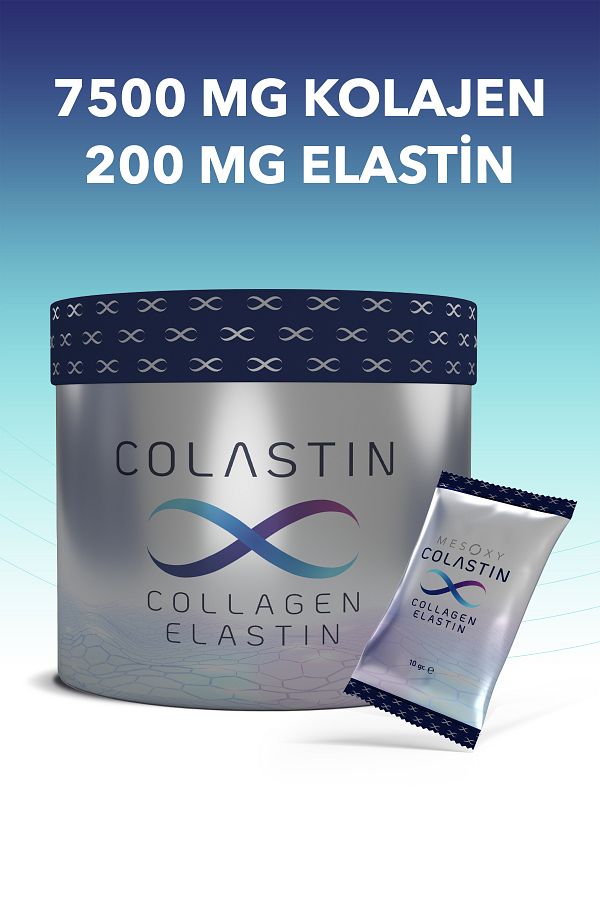 7500 Mg Kolajen + 200 Mg Elastin 28 Adet Toz Saşe | Kolay ve Yumuşak İçim