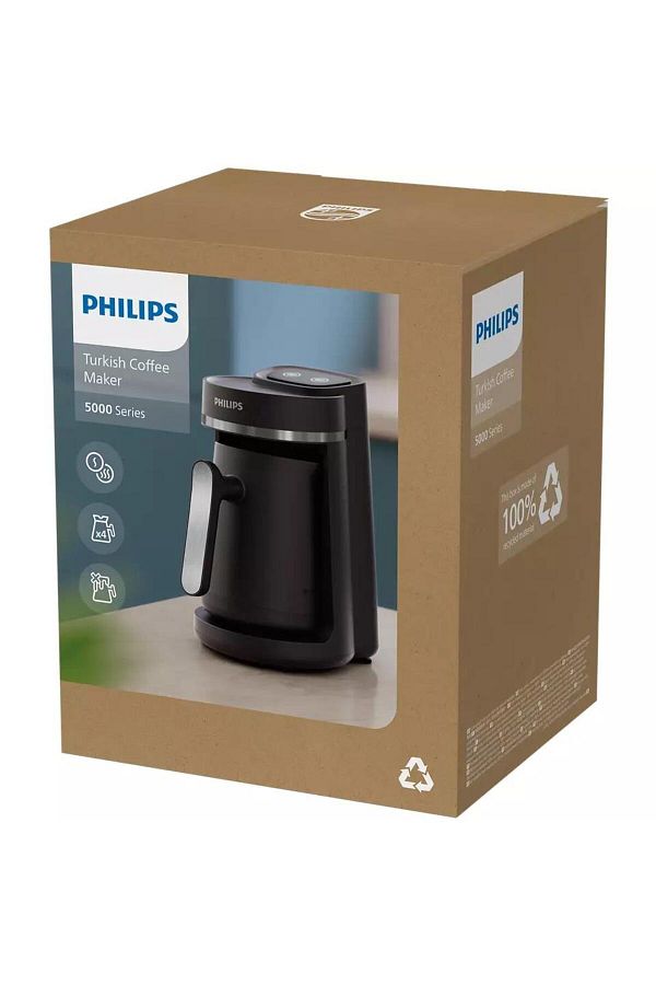 Philips Türk kahvesi Makinesi 5000 Serisi Gri HDA150/61 - Görsel 4