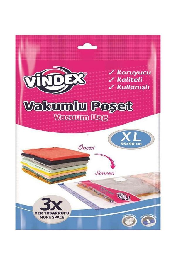 (*) Vindex Vakumlu Poşet Xl 55*90