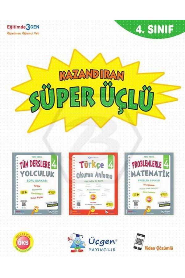 4. Sınıf SÜPER ÜÇLÜ - Kazandıran Kitaplar-Kollektif