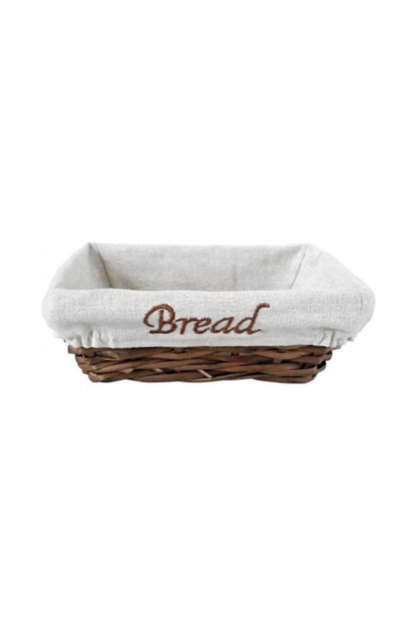 Groovy Ekmek Sepetı Hasır Bezlı Dıkdortgen 22*16*7 cm