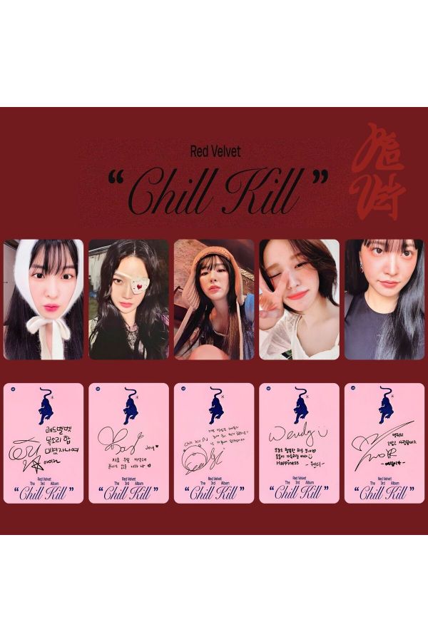 Red Velvet '' Chill Kill '' Albüm PC Set - Package 2