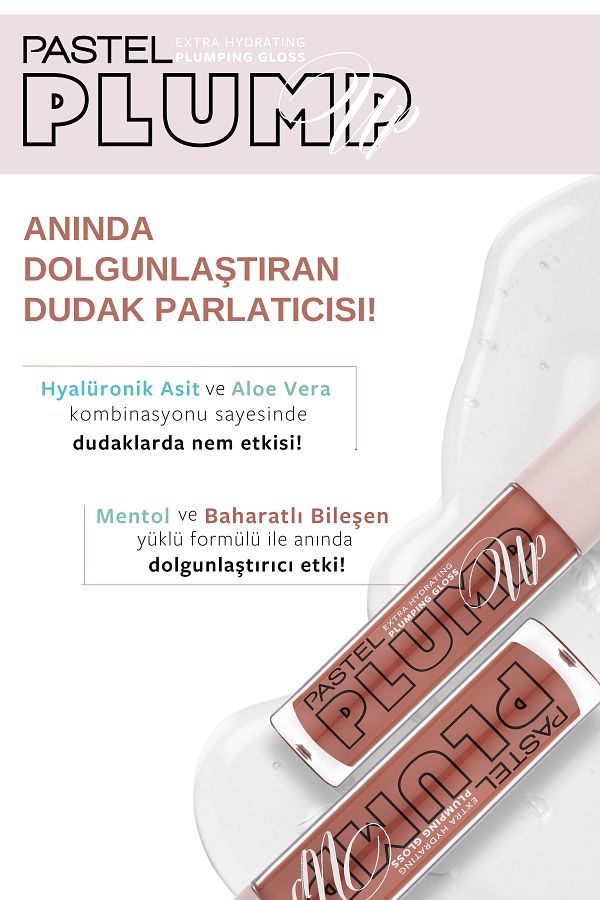 Plump Up Extra Hydrating Plumping Gloss - Dolgunlaştıran Dudak Parlatıcısı 205 Just Natural_4