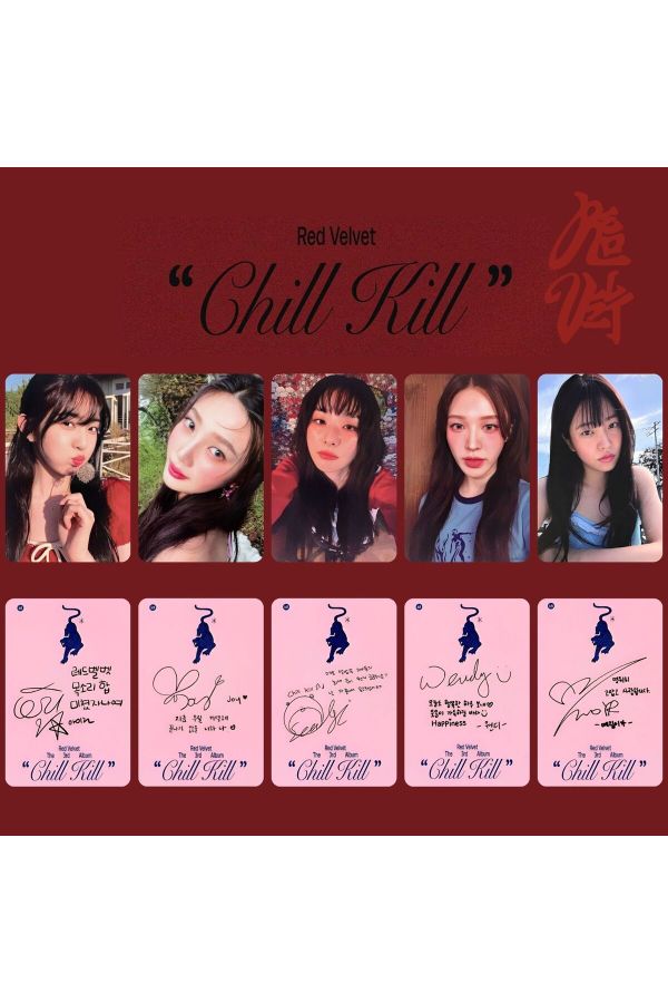 Red Velvet '' Chill Kill '' Albüm PC Set - Package 1