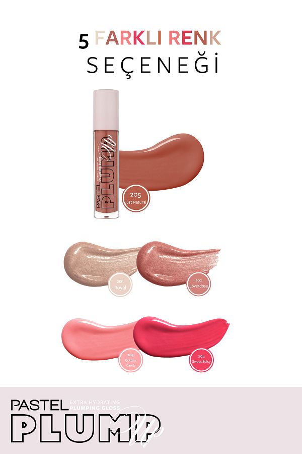 Plump Up Extra Hydrating Plumping Gloss - Dolgunlaştıran Dudak Parlatıcısı 205 Just Natural_6