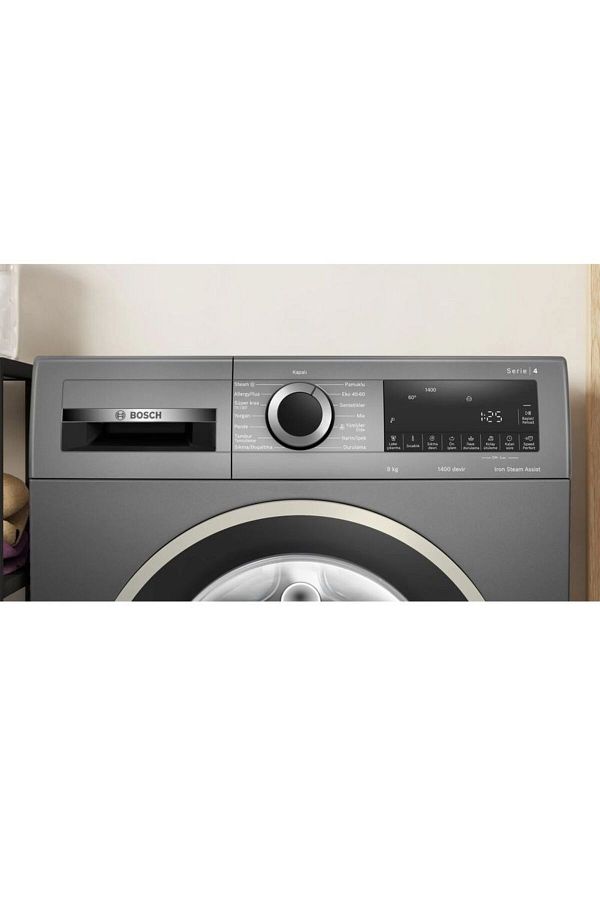 Bosch Siyah Wga244zrtr 9 Kg 1400 Devir Çamaşır Makinası - Görsel 2