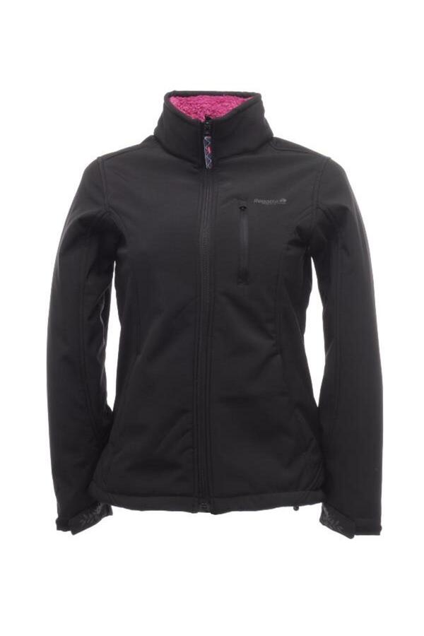 Regatta Tuva Kadın Softshell Rüzgarlık-SİYAH