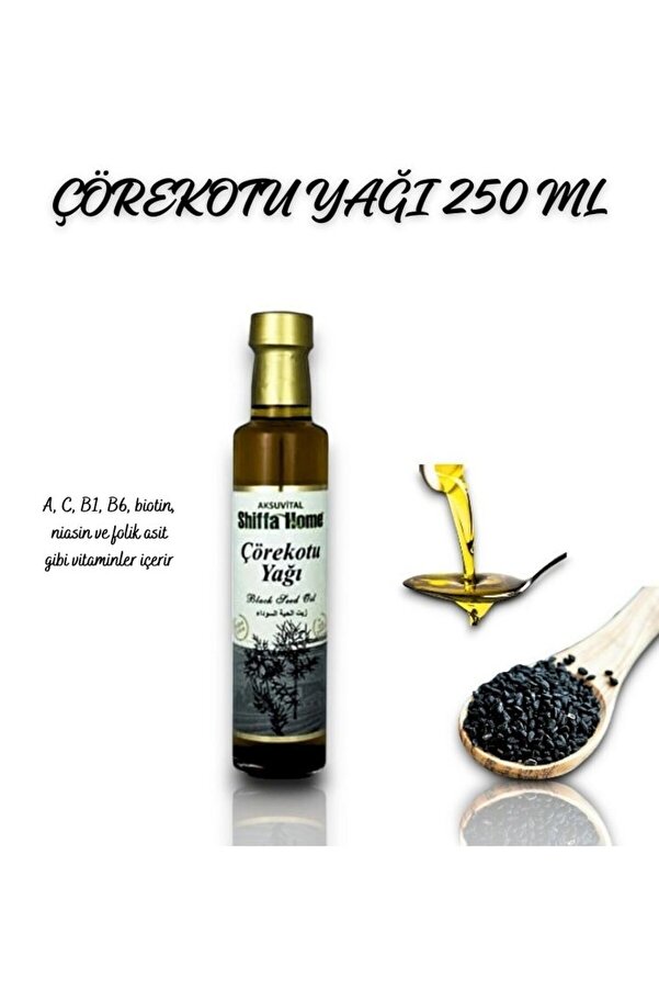 Organik Çörekotu Yağı 250 ML Black Cumin Seed Oil