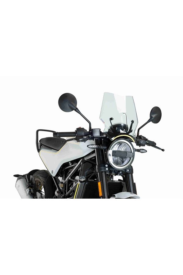 9702F Husqvarna Svartpilen / Vitpile Rüzgar Siperlik - Şeffaf