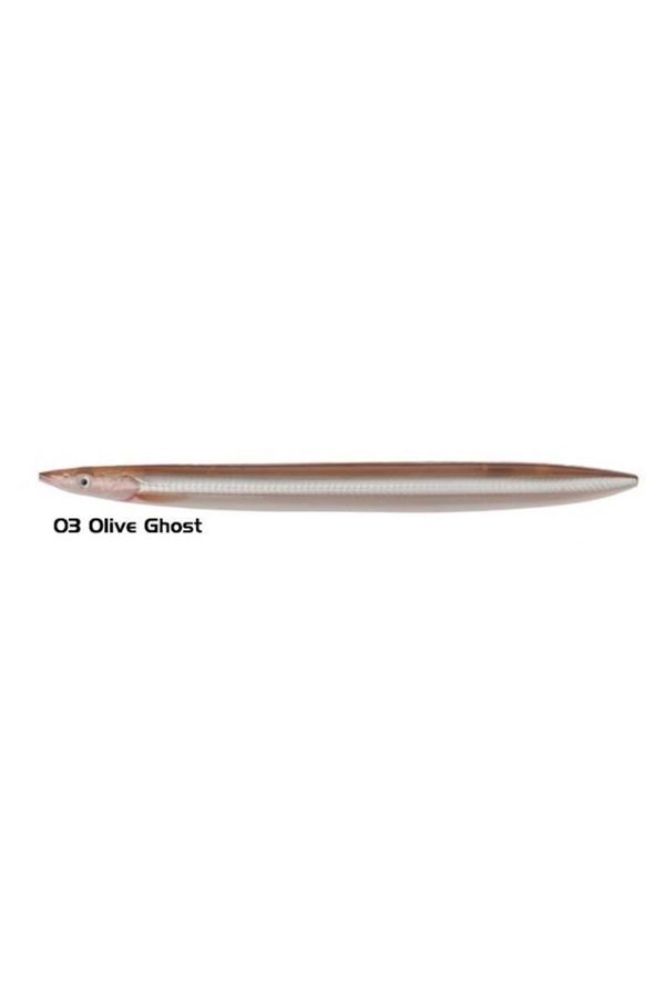 B-sg Line Thru Sandeel 150mm 27g 03-olive Ghost