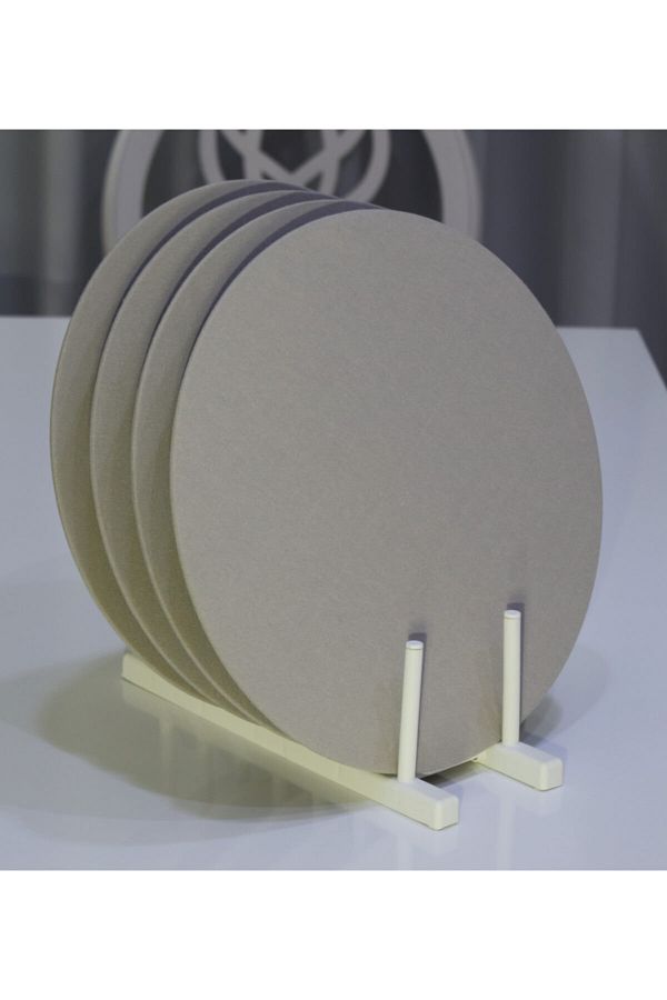 Supla 33 Cm Ahşap Mdf Gri 4 Adet