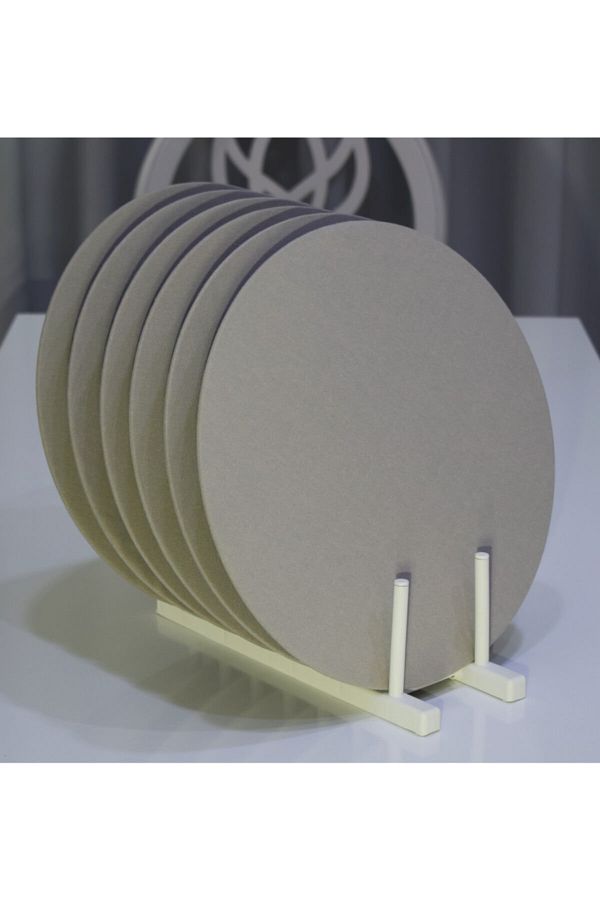 Supla 33 Cm Ahşap Mdf Gri 6 Adet
