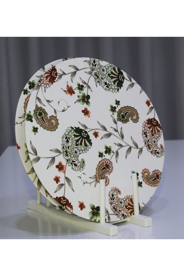 Sofra Ve Sunum Için Supla 33 Cm Mdf 2 Adet Panama Duck Keten Kumaş (DERTSİZ KUMAŞ)