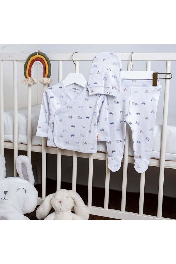 Baby Jakarlı Driver 3'lü Bebek Zıbın Seti 58078
