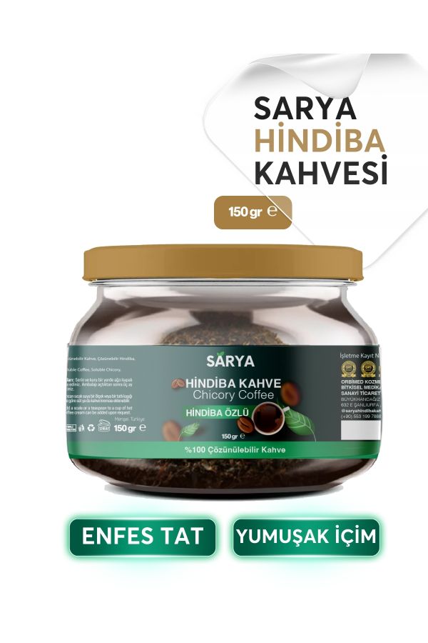 Hindiba Kahvesi Detox Kahve 1 Aylık - (60 KULLANIM) Net 150gr