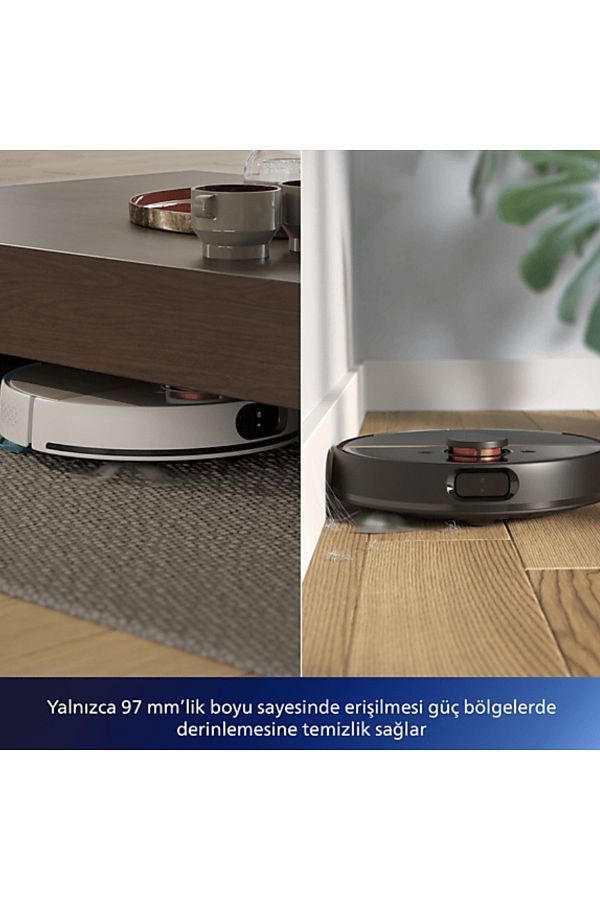 Philips Aqua İstasyonlu Islak, Kuru, Moplu Robot Süpürge, Ultra Emiş Gücü 5000 Pa, 180 Dk. Çalışma Süresi - Görsel 4