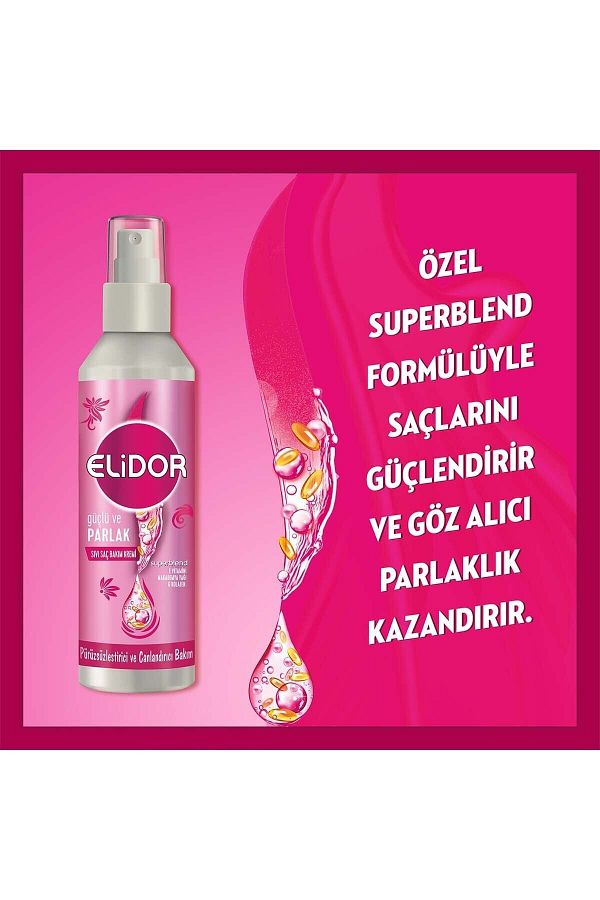 Superblend Sıvı Saç Bakım Kremi Güçlü ve Parlak Pürüzsüzleştirici ve Canlandırıcı 200 ml_6