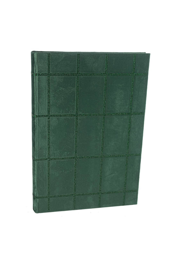Yeşil Velvet Kitap Kutu 35x24x3 cm