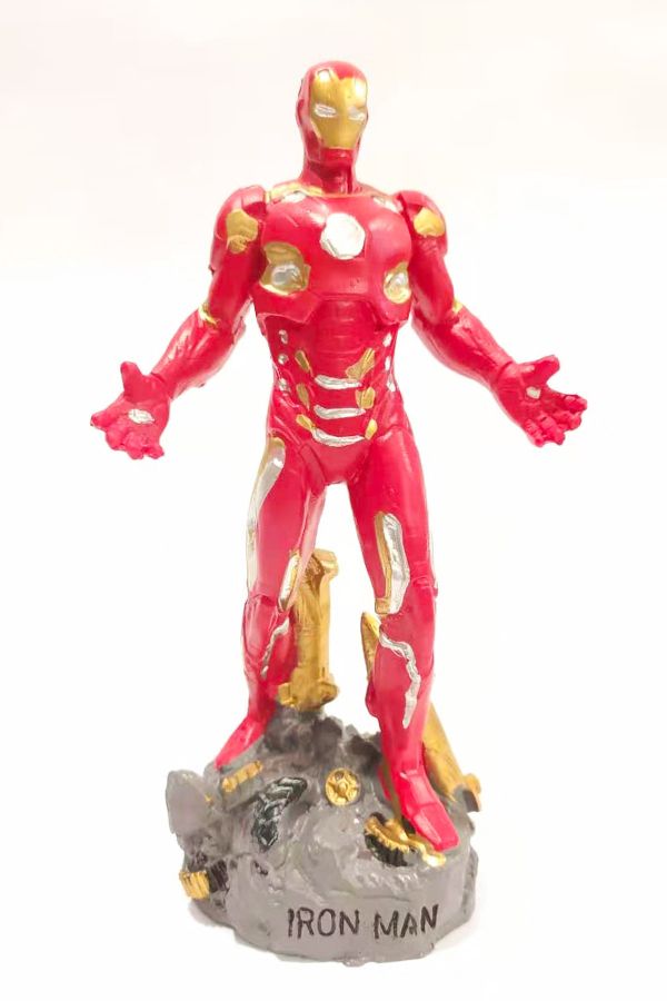 Iron Man Tasarım Demir Adam Büyük Biblo