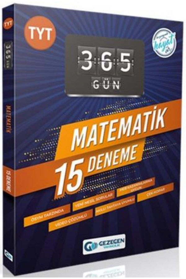 Gezegen Yayıncılık Tyt Matematik 365 Gün 15 Deneme
