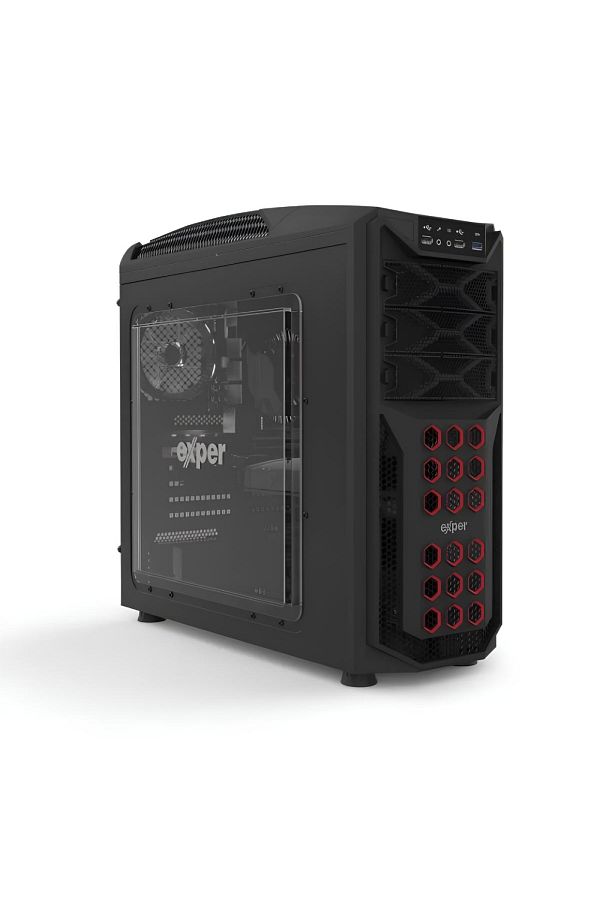 Exper Pc Gaming Flex Xcellerator XC134 R5-3500X 16GB 512 m2 8GB RTX4060ti DOS Masaüstü Bilgisayar