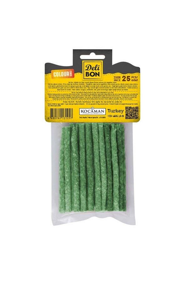 Süper Munchy Çubuk Spirulinalı Köpek Çiğneme Kemiği Ince 25 Adet